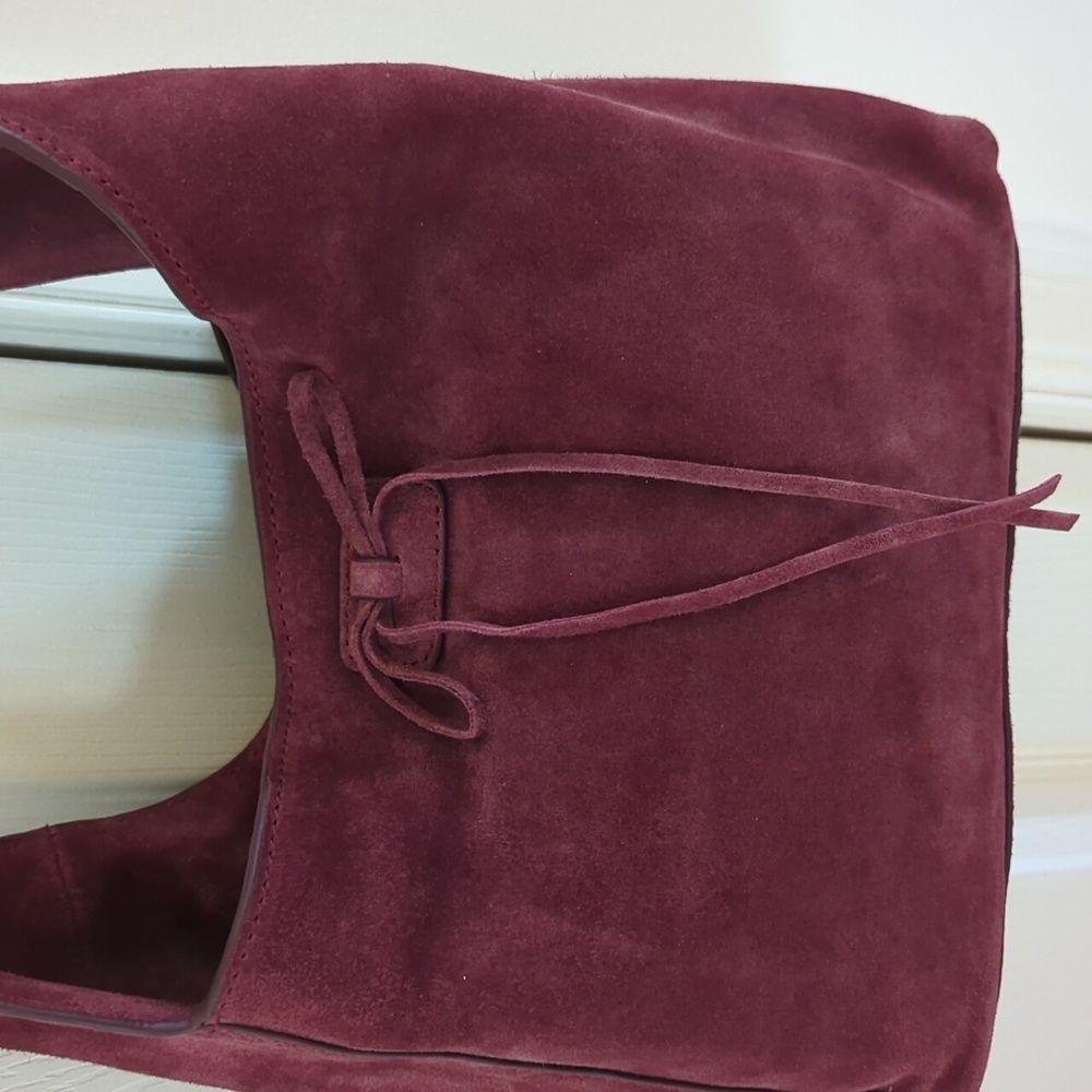 Lucky Brand Clem Suede Hobo Bag In Grapevine - Picture 5 of 11
